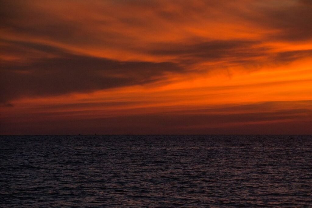 Sunset sky over Phu Quoc