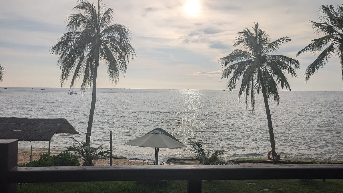 A beach on Phu Quoc’s west coast, near Meypearl Harmony