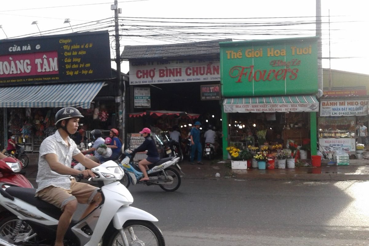 Binh Chuan market in Thuan An, near Monrei Saigon
