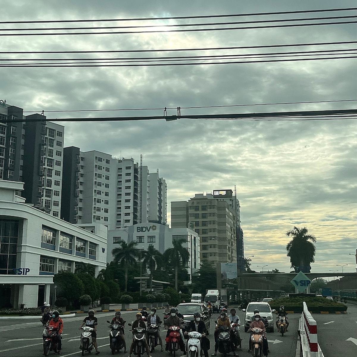 National Highway 13 in Binh Hoa, the area where Monrei Saigon is being built