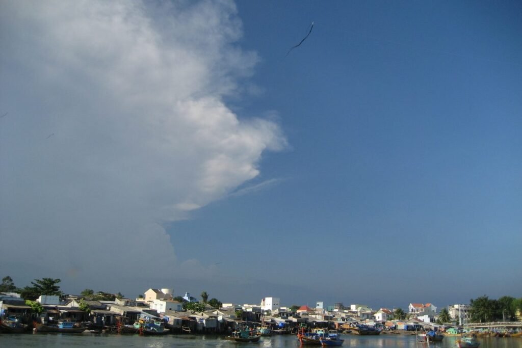 The Phan Thiet river near Phu Thinh Plaza