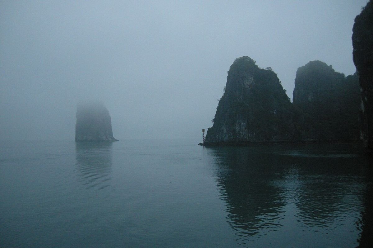 Misty islands of Ha Long Bay