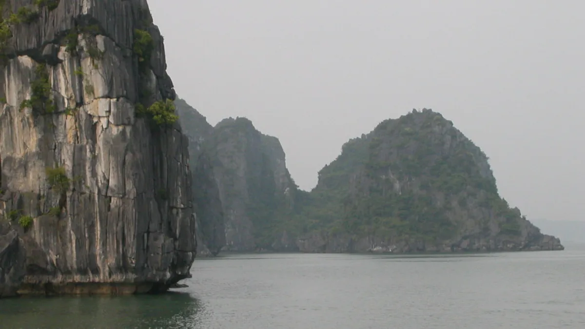 Ha Long Bay near Prima Bay and Halong Marina