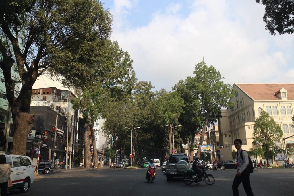 Nguyen Huu Canh Street near Saigon Pearl