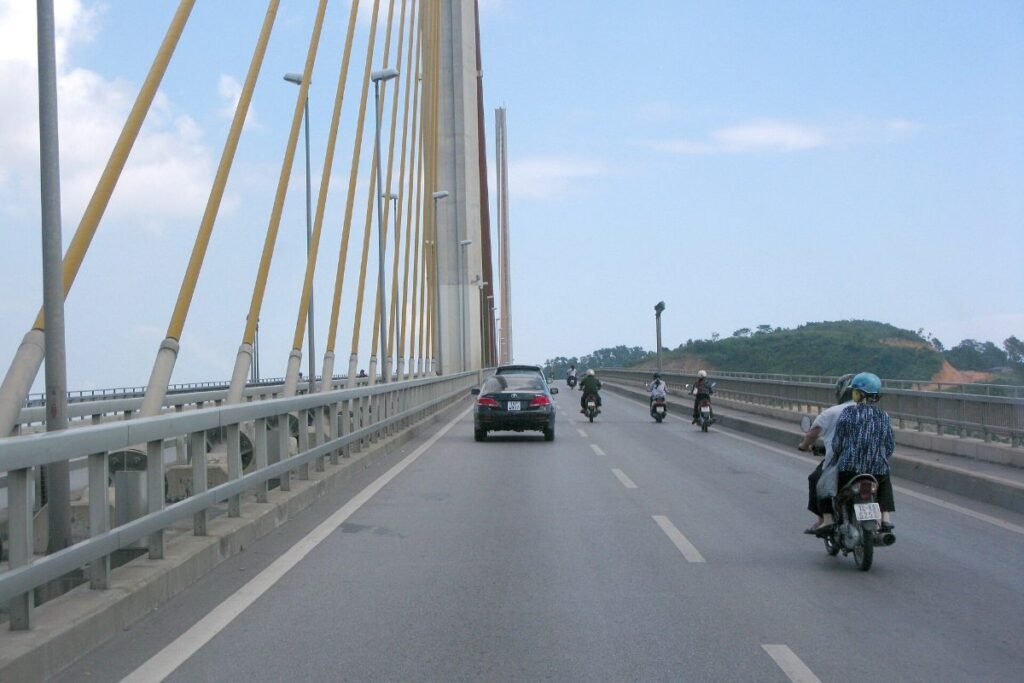 Bai Chay Bridge over Ha Long Bay, near Sun Centro Town