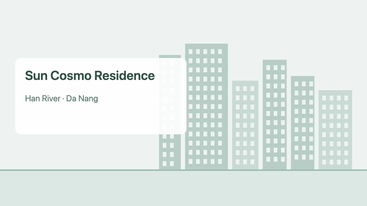 Sun Cosmo Residence – apartment project in Da Nang (illustration)