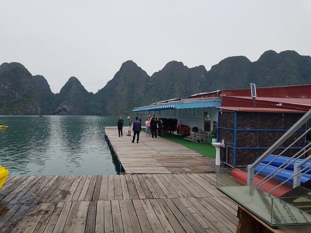 Floating village in Ha Long Bay
