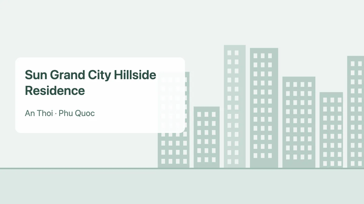 Sun Grand City Hillside Residence – apartment project in An Giang (illustration)