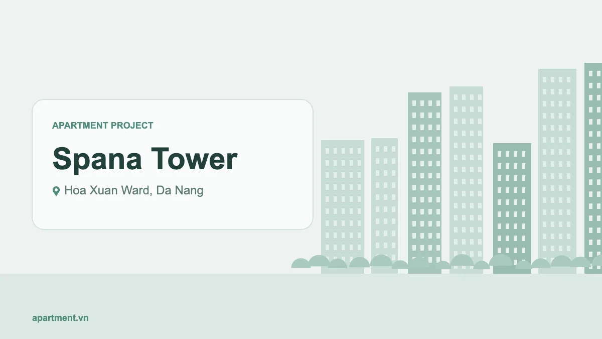 Spana Tower apartment project in Hoa Xuan Ward, Da Nang