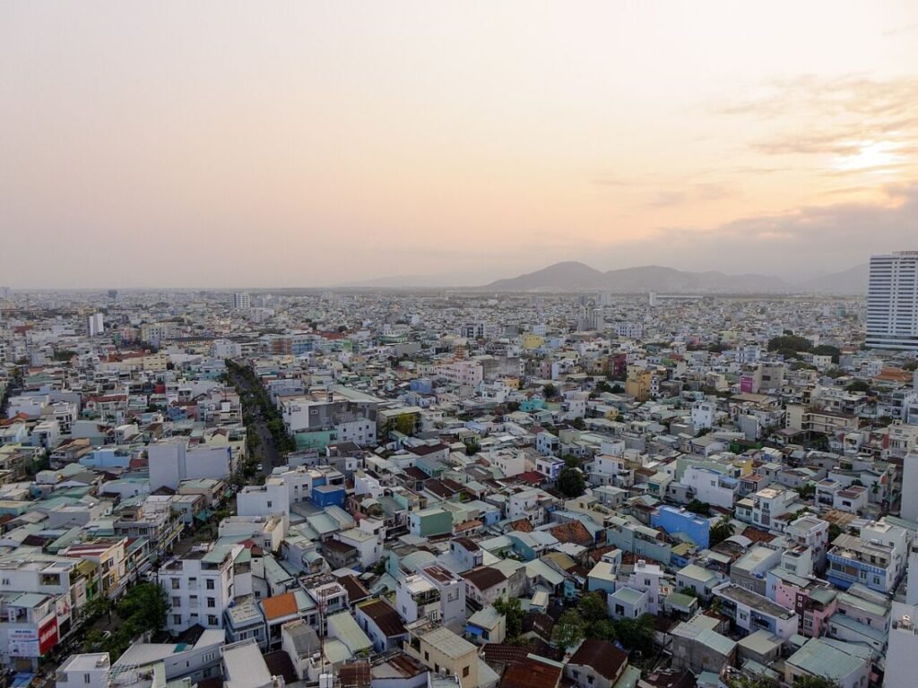 Da Nang skyline in the morning