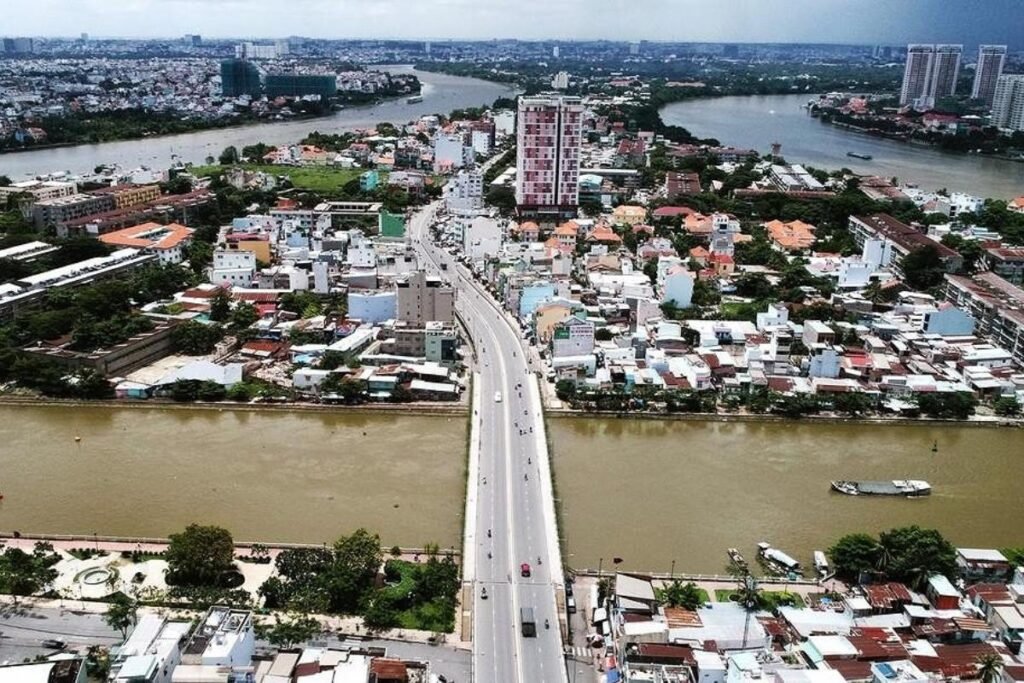 Thanh Da area in Binh Quoi Ward, where Sun Thanh Da is planned