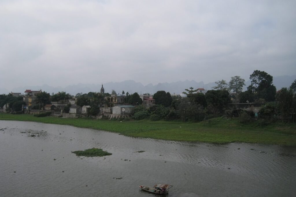 The Day River in Phu Ly, near Sun Urban City