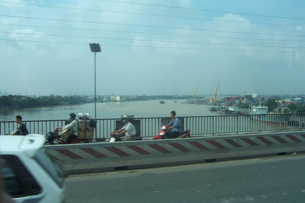 Saigon Bridge, a few minutes from Sunwah Pearl