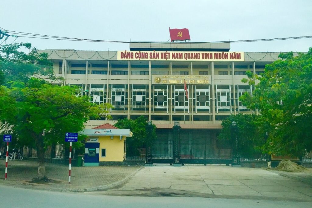 Trung Vuong street in Thai Nguyen near Tecco Elite City