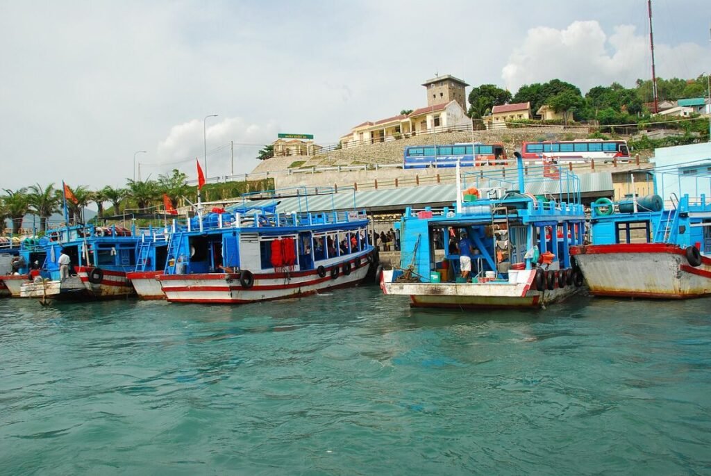 Fishing harbour in Khanh Hoa