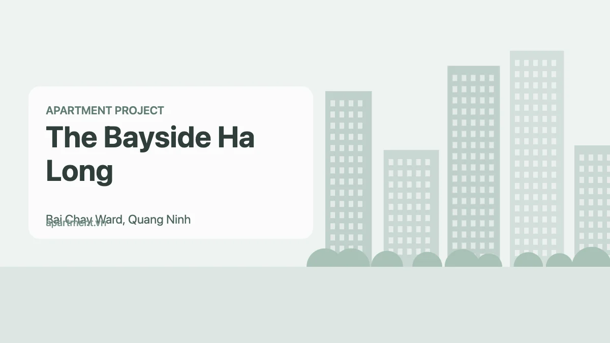 The Bayside Ha Long apartment project in Bai Chay Ward, Quang Ninh