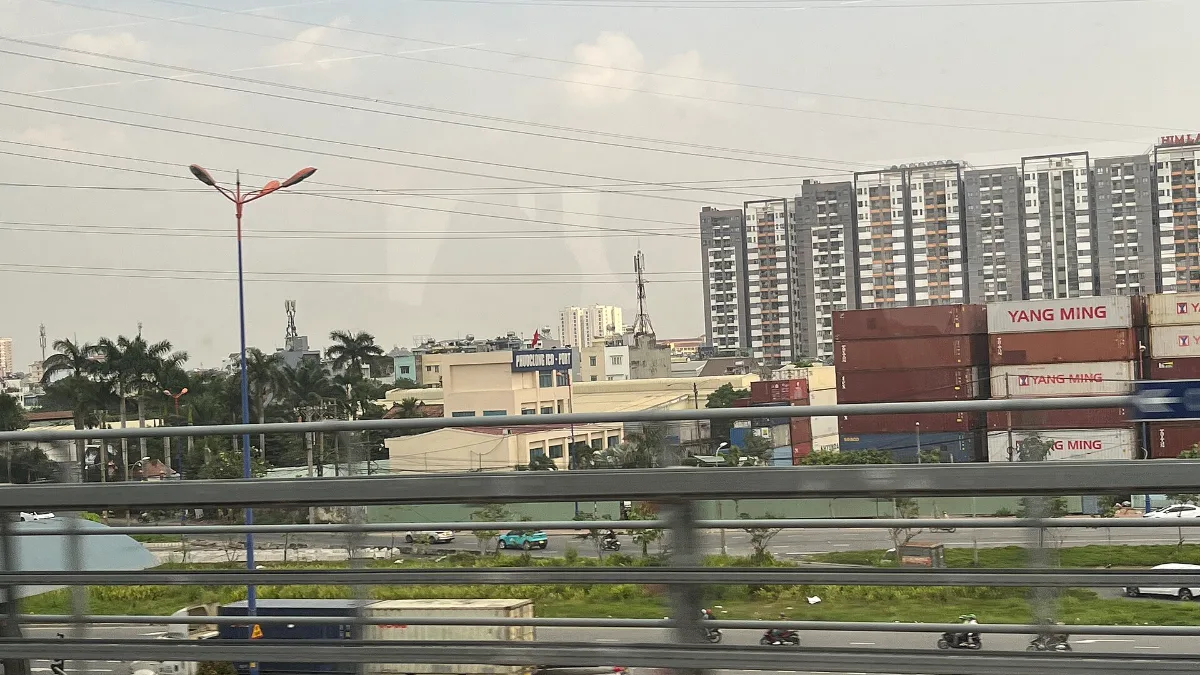 Metro Line 1 station in Ho Chi Minh City
