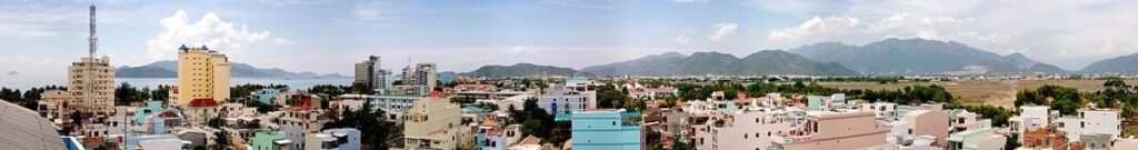 Nha Trang city and hills