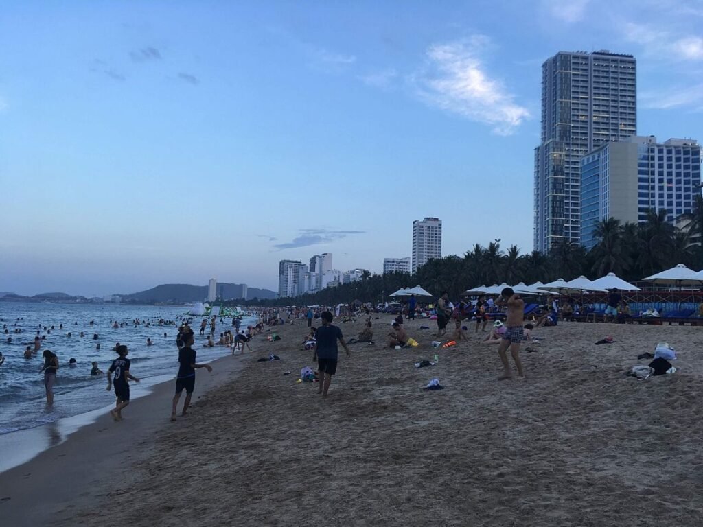 Hotels along Tran Phu beach