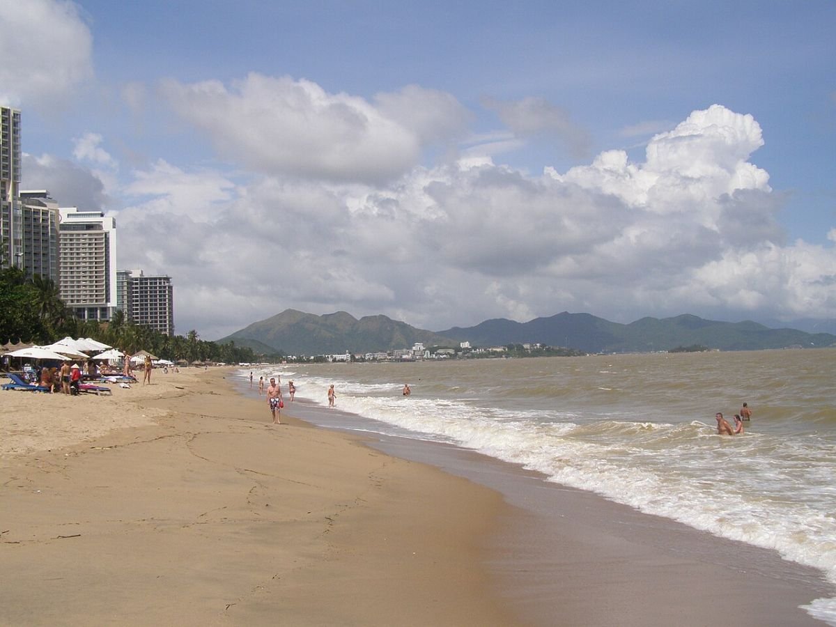 Hotel towers on the Nha Trang seafront