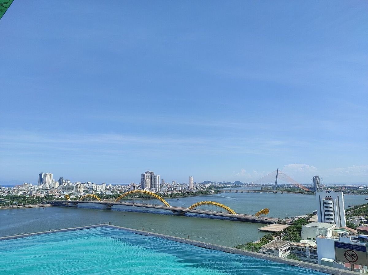 Da Nang riverfront skyline