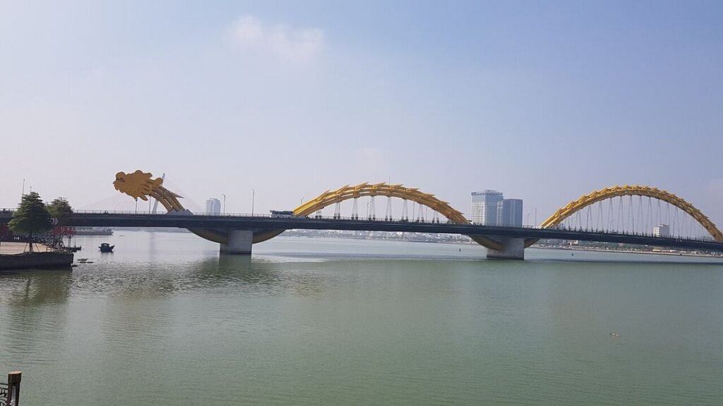 Dragon Bridge and the riverside