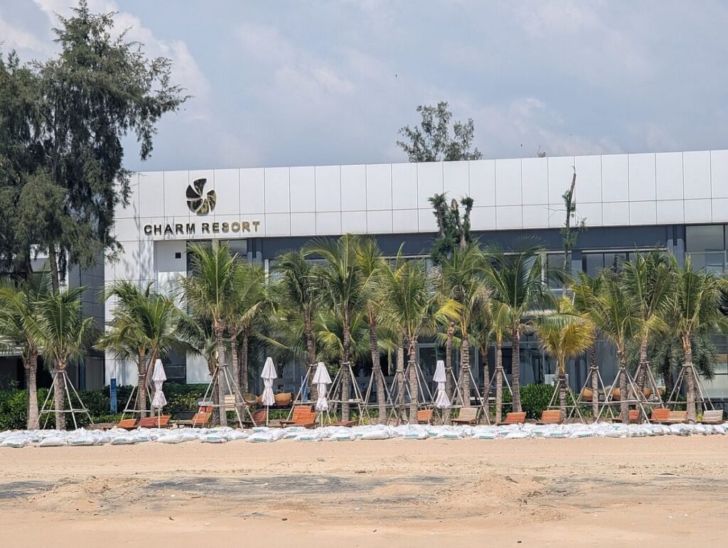 Resort by Ho Tram beach