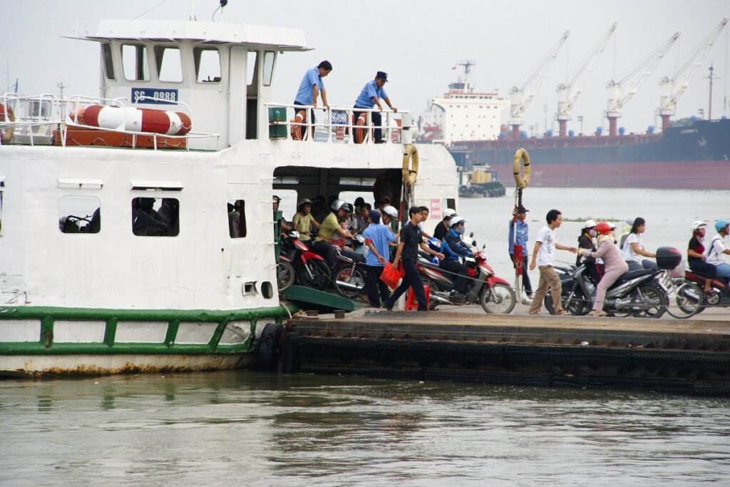 The old Thu Thiem ferry crossing near The Metropole