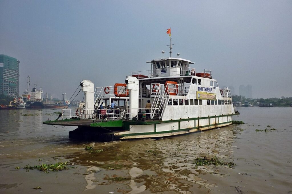 The old Thu Thiem ferry landing near The Metropole