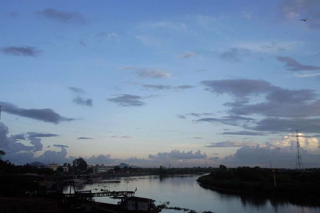 The Lach Tray riverbank in Hai Phong, close to The Minato Residence