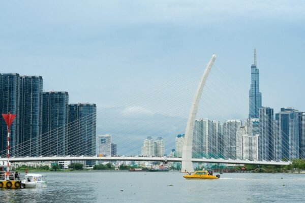 The River Thu Thiem 2-bedroom apartment for rent, pool and garden view