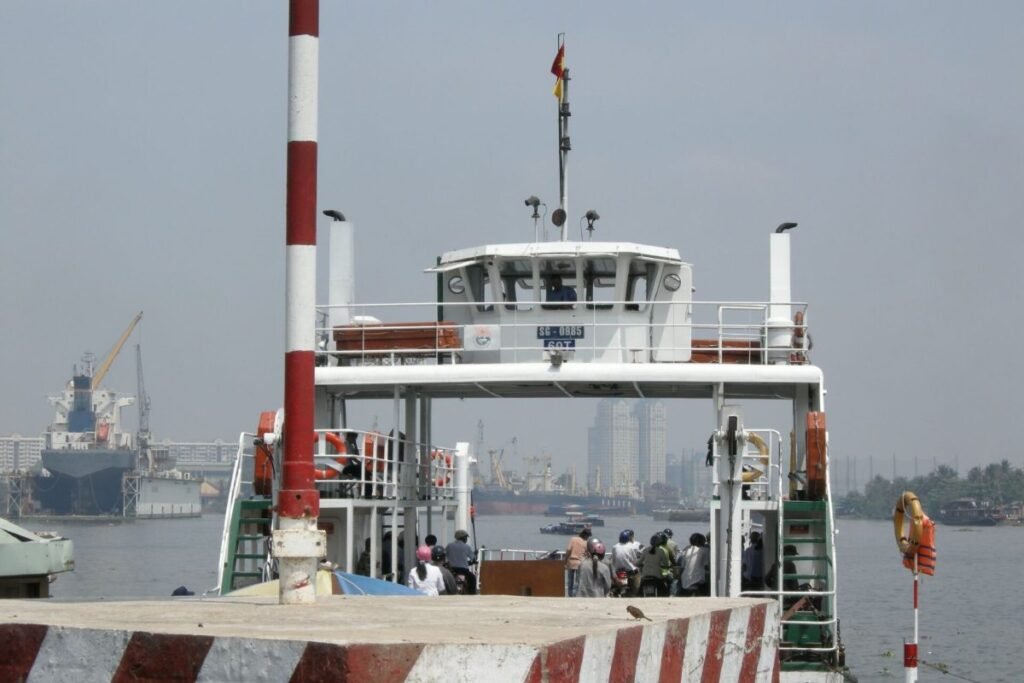 The Saigon River at Thu Thiem