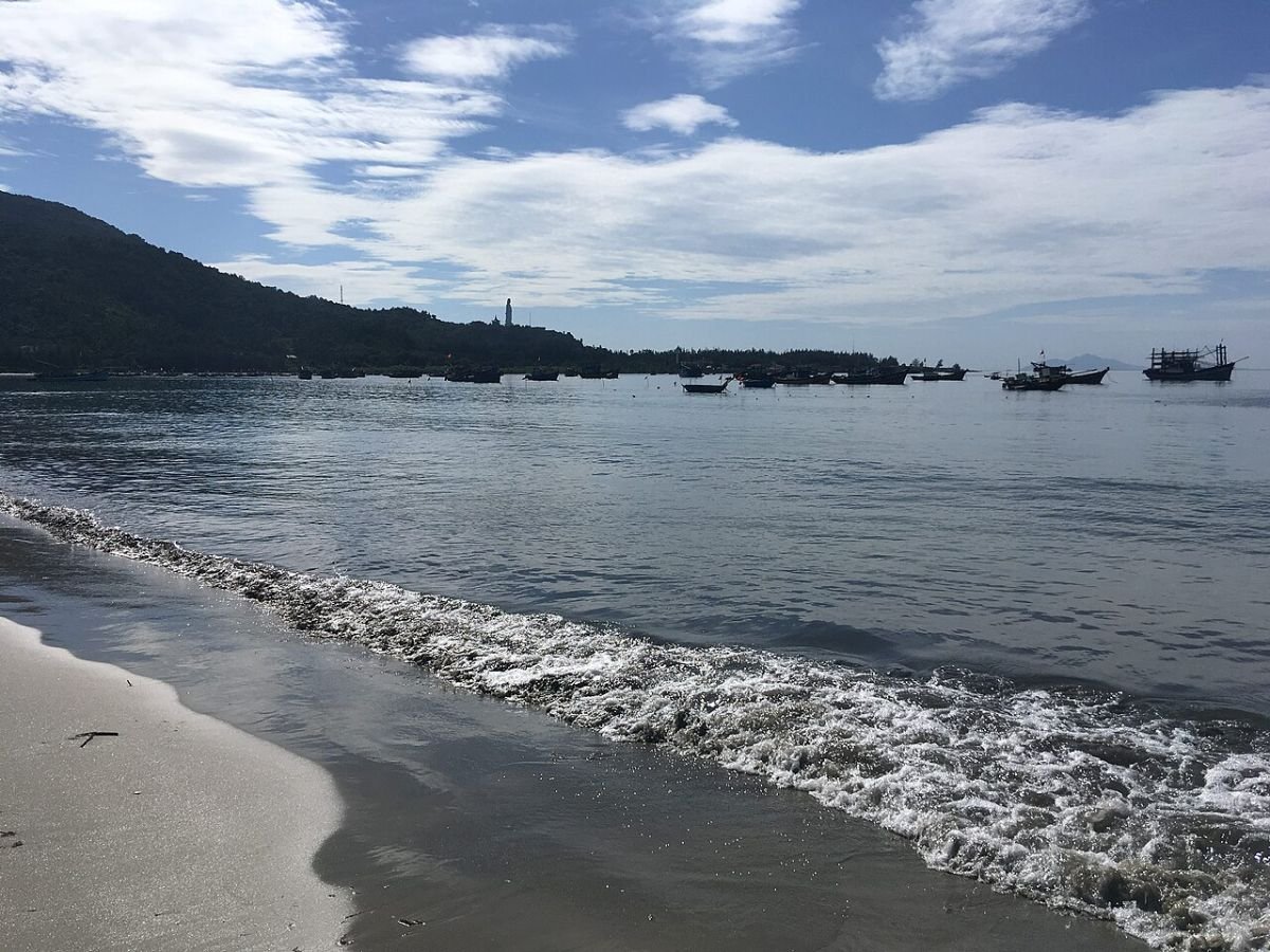 Evening sea at Da Nang