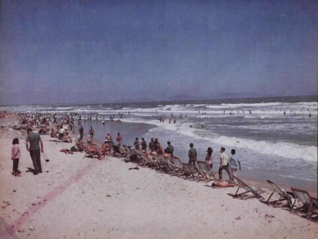 Crowds on Back Beach, Vung Tau