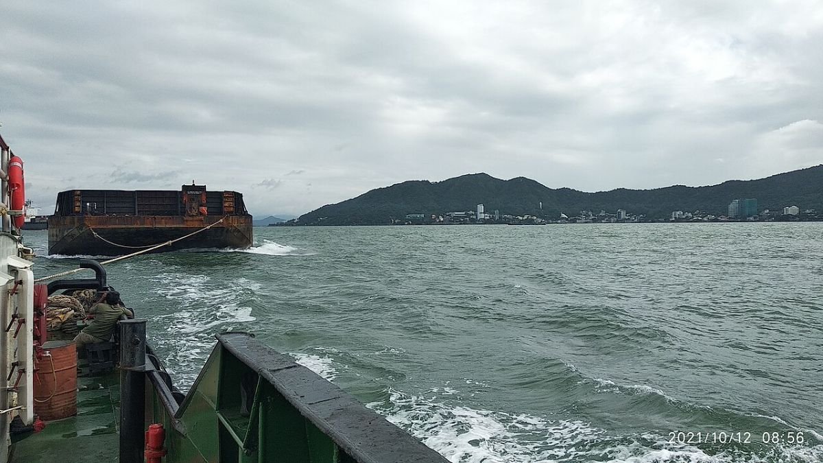 Sea and hills at Vung Tau