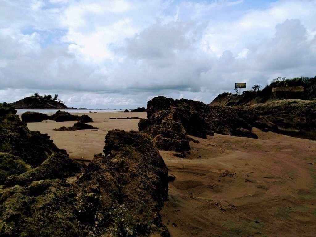 Rocks and sand at Vung Tau