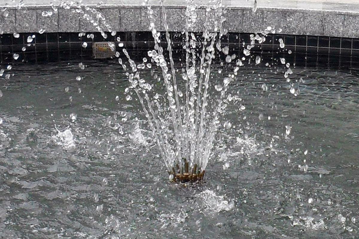 Fountain in Phu My Hung near Triton Crown 2-bedroom apartments