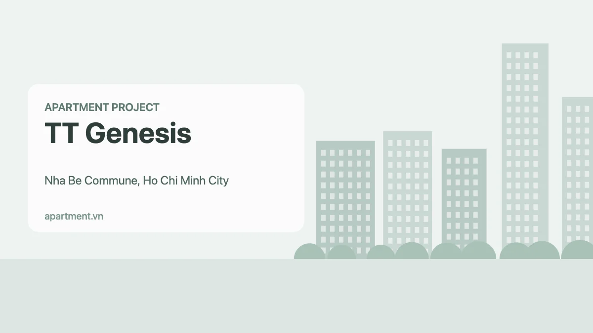 TT Genesis apartment project in Nha Be Commune, Ho Chi Minh City