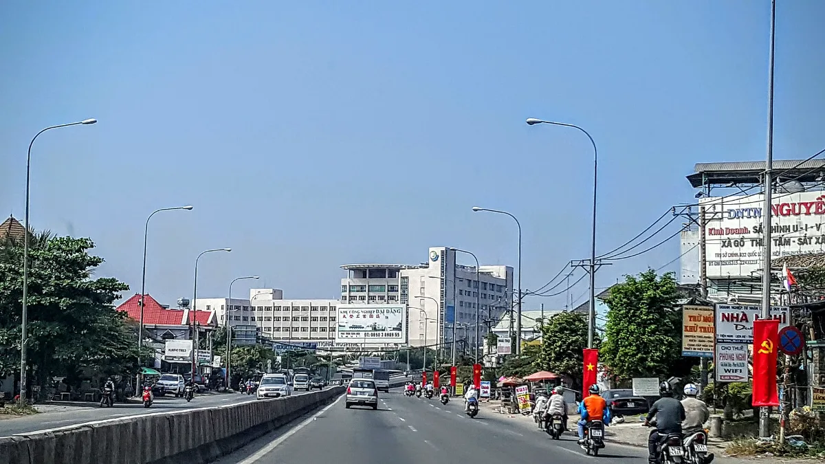Hiep Binh Phuoc area of Thu Duc, Ho Chi Minh City