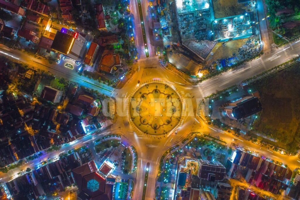 Central Bac Ninh near the six-way junction