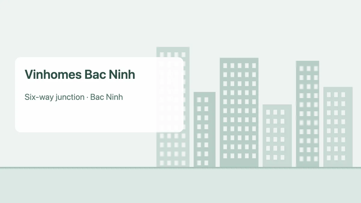 Vinhomes Bac Ninh – apartment project in Bac Ninh (illustration)