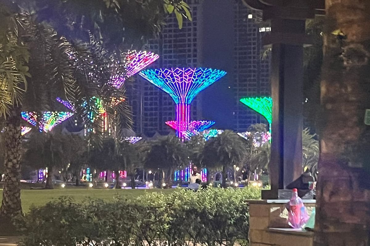Light Park at Vinhomes Grand Park, the township where this 1-bedroom for rent is located