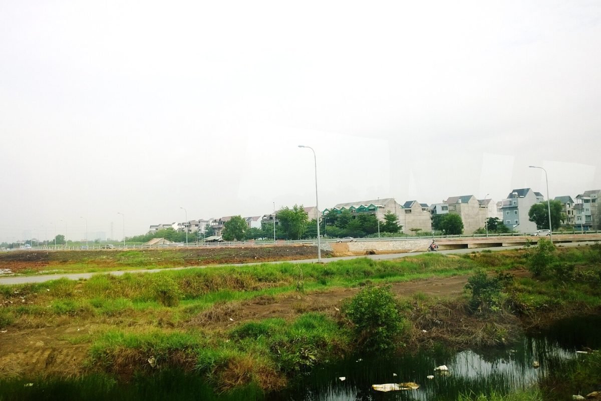 Ring Road 2 in Phu Huu, former District 9, near Vinhomes Grand Park