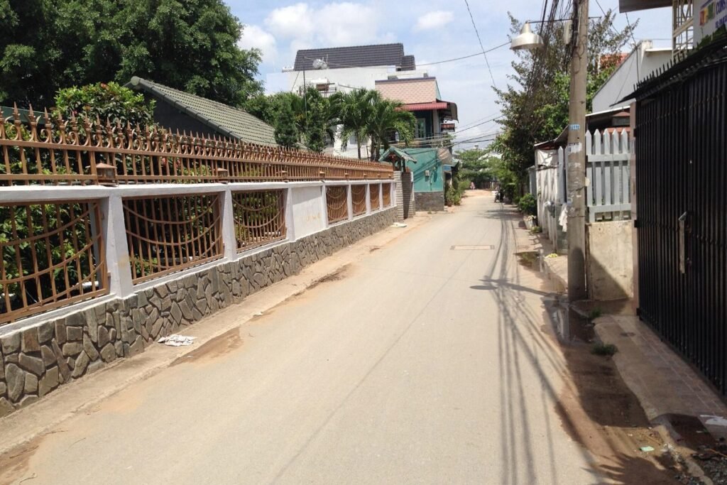 Streets of former District 9 around Vinhomes Grand Park