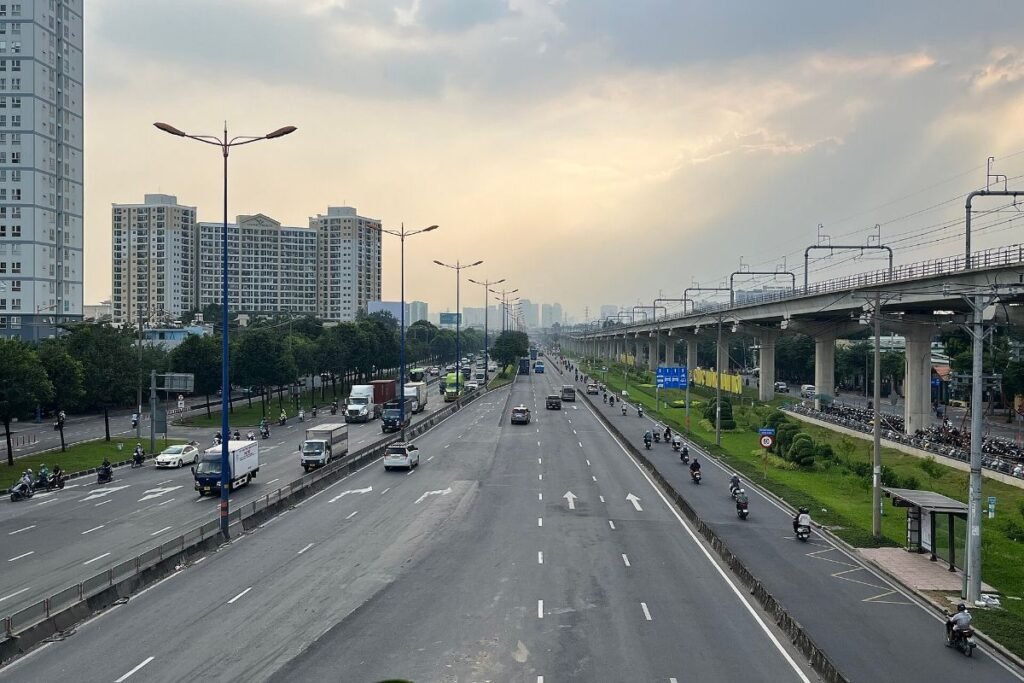 Metro Line 1 station in Thu Duc, reachable from Vinhomes Grand Park