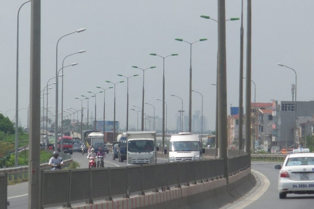 Thang Long Boulevard near Vinhomes Smart City, Tay Mo, Hanoi