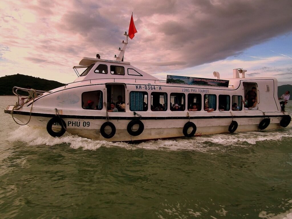 Tour boat in Nha Trang