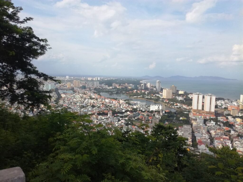 Vung Tau city from the hill