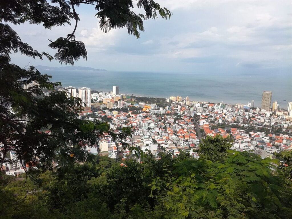 Sea and city in Vung Tau