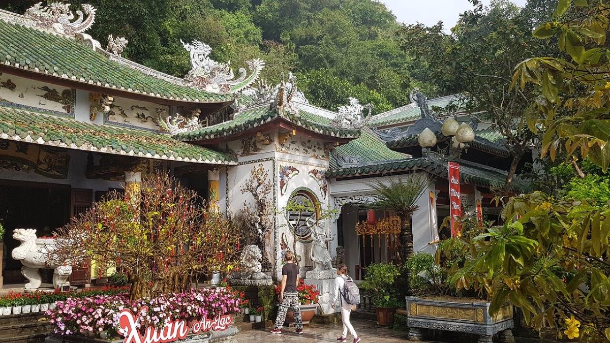 Ornate pagoda in Da Nang